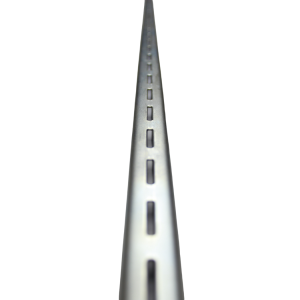 Cremallera Sencilla Calibre 18 zincado 1 metro 20 centimetros